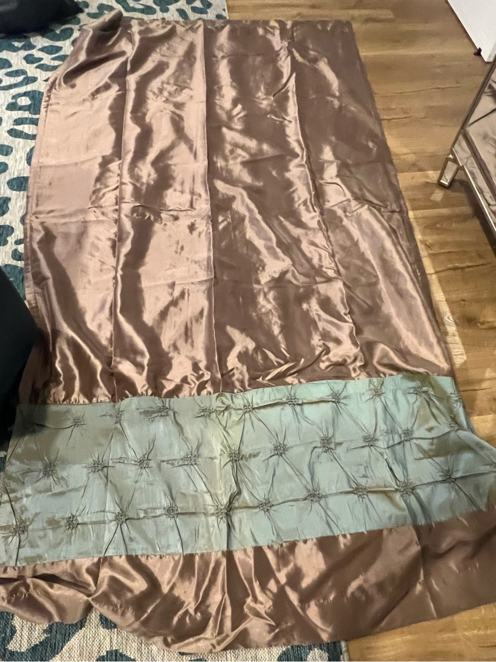 Canopy Lined Faux Silk Drapery Panel